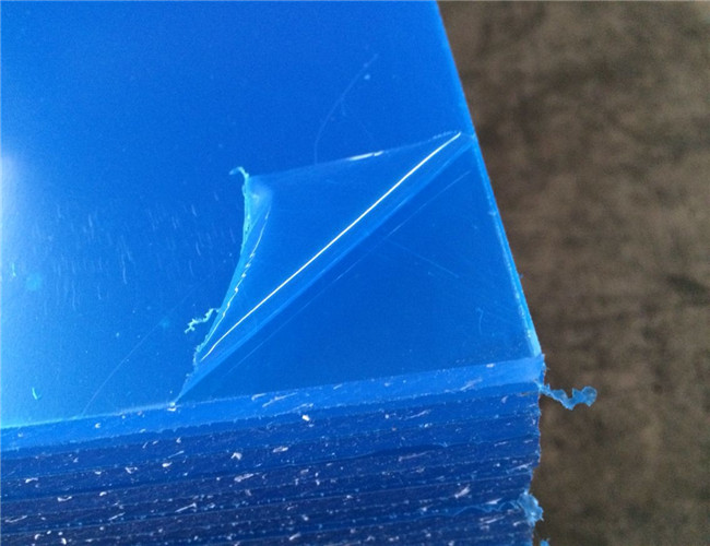 Feuille acrylique PMMA de perspex 9mm bleu décoratif des cellules, vide formant le processus
