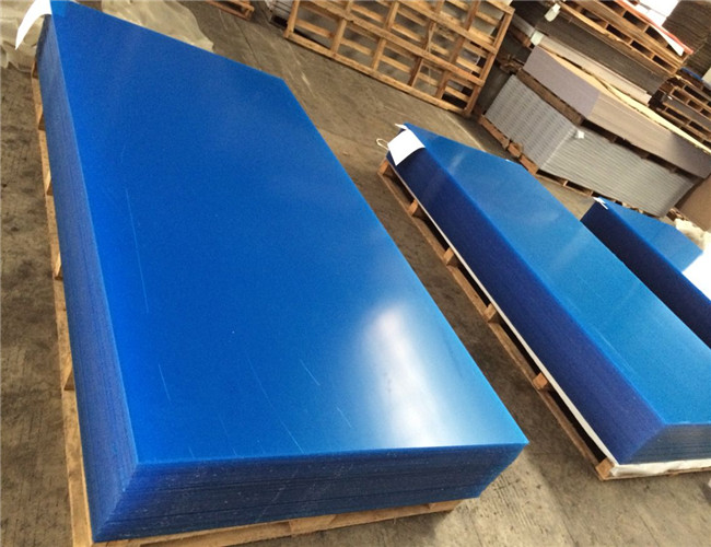 Feuille acrylique PMMA de perspex 9mm bleu décoratif des cellules, vide formant le processus