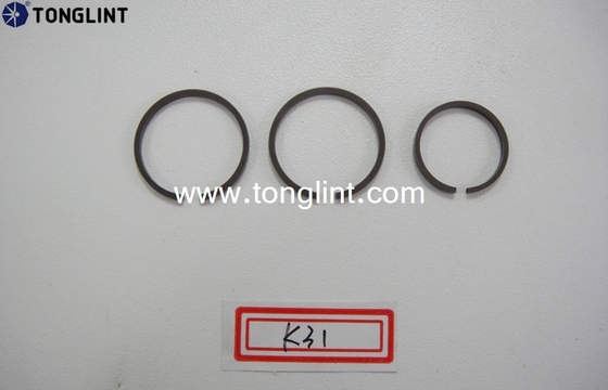 Segments de piston à haute précision K31 de Turbo de moteur de KKK pour des kits de turbocompresseur/surchauffeur